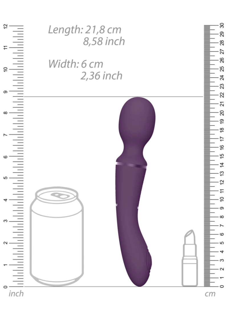 Nami - Pulse Wave & Vibrating Wand Purple