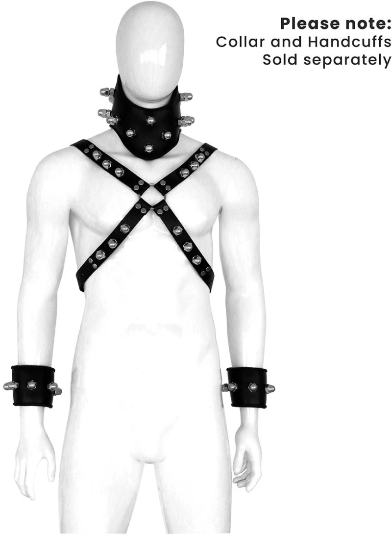 Leather Harness Spikey Nuts