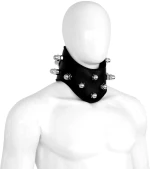 Leather Padded Collar Spikey Nuts