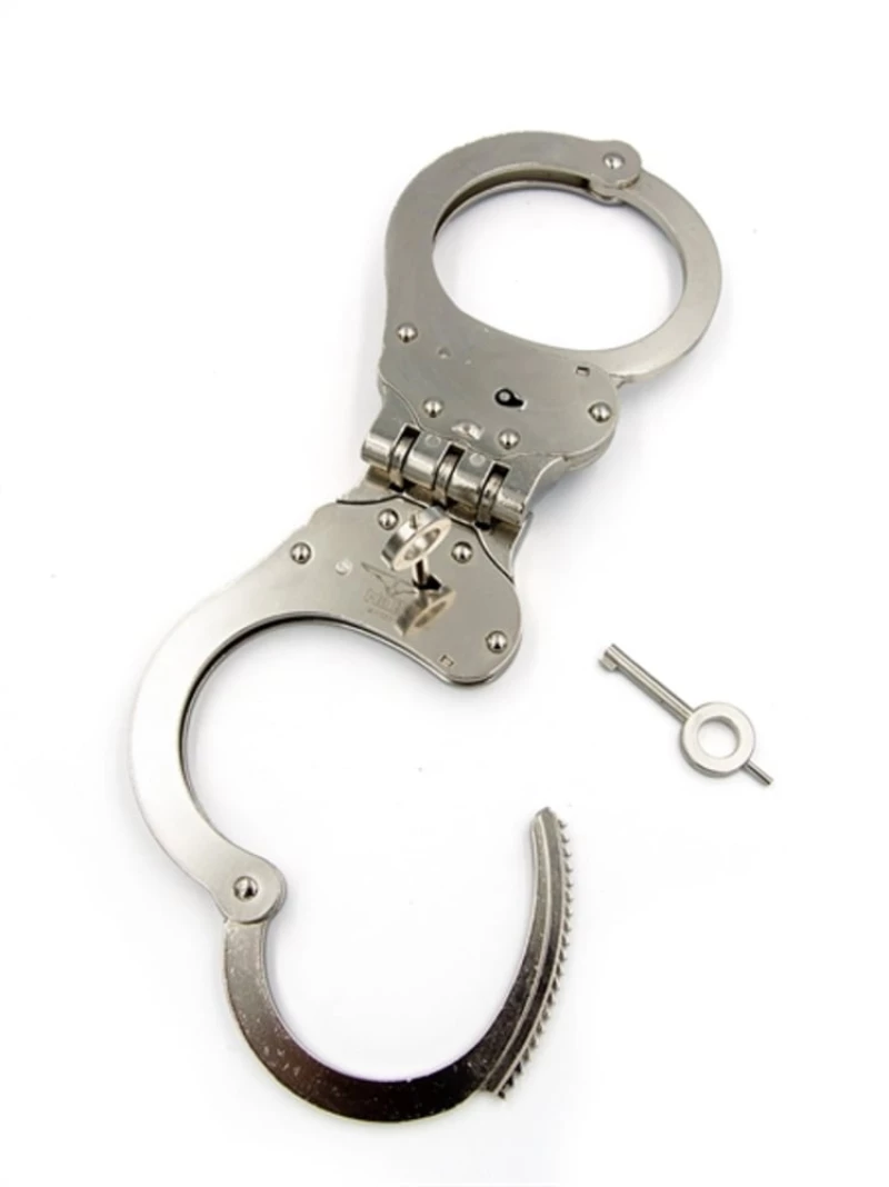 Mister B HandCuffs Hinged Steel