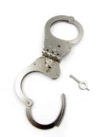 Mister B HandCuffs Hinged Steel