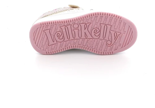Παιδικό Χαμηλό Casual για Κορίτσι Lelli Kelly Frangetta Mix με Φωτάκια Χρώματος Λευκό LKAL8054-BIOR