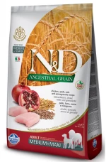 N+D LOW GRAIN ΚΟΤΟΠΟΥΛΟ + ΡΟΔΙ ADULT MEDIUM + MAXI 12KG