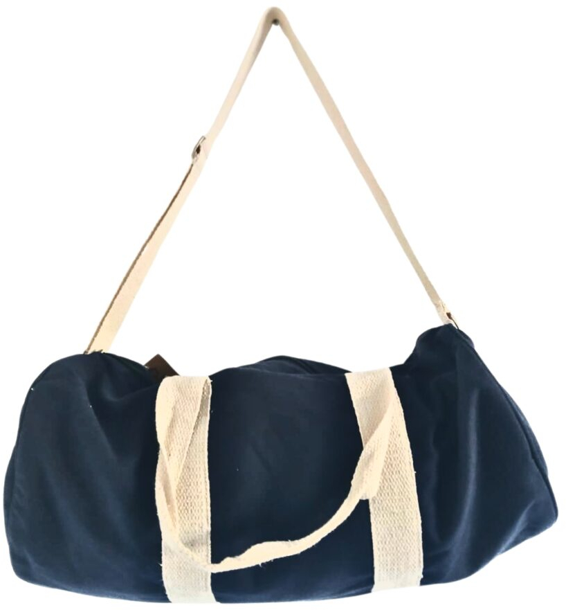 Τσάντα Γυμναστηρίου από Βαμβάκι Cotton Gym Bag Navy Blue (45x30x23cm)