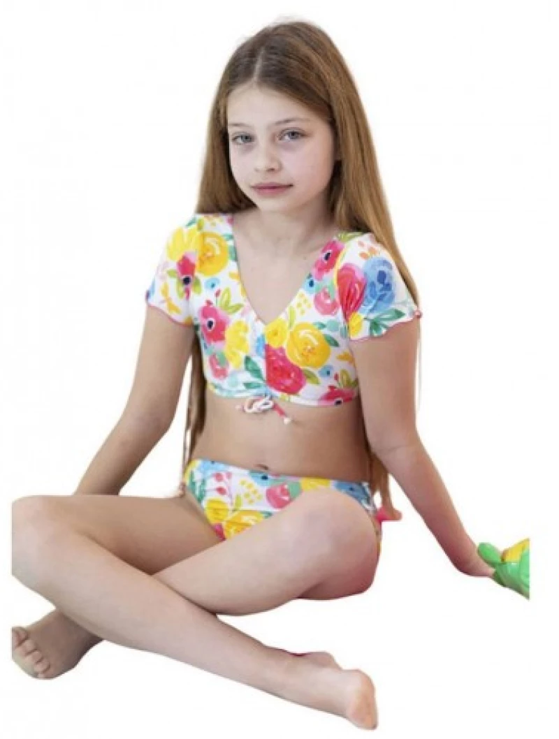 Παιδικό Μαγιό Μπικίνι Floral S4-104-131- Multicolour