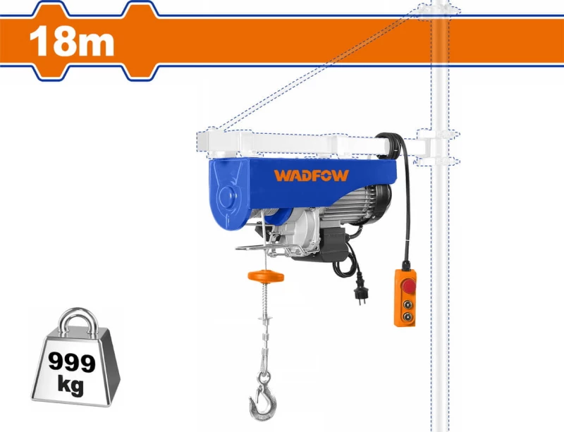 WADFOW Ηλεκτρικό παλάγκο 1.600W 500/999Kg 18m (WETH1A02)