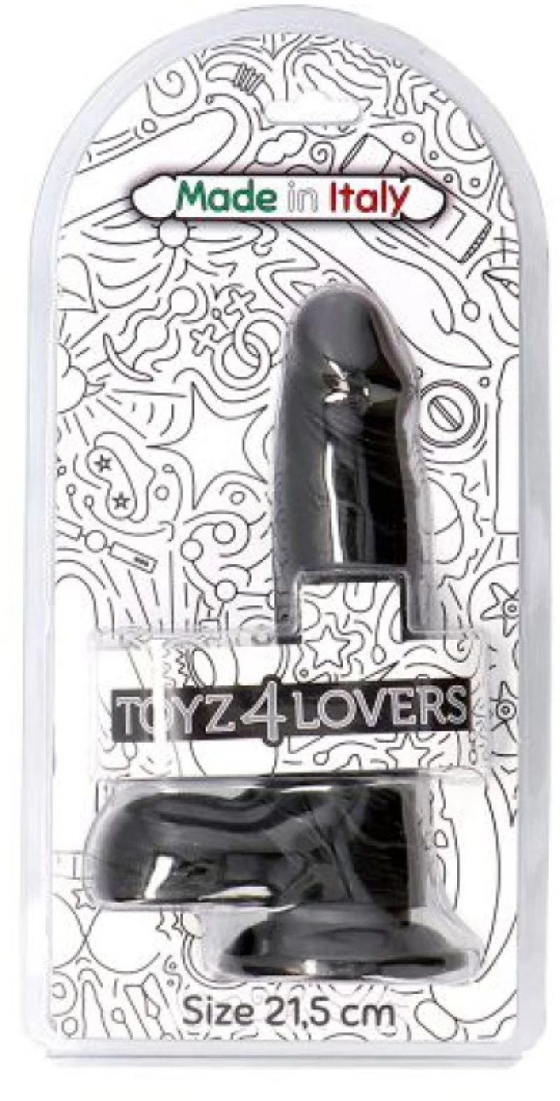 Black Sergio Dildo 21,5 cm