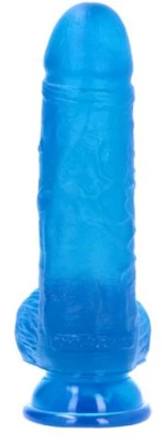 Enea transparent blue dildo