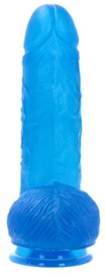 Enea transparent blue dildo