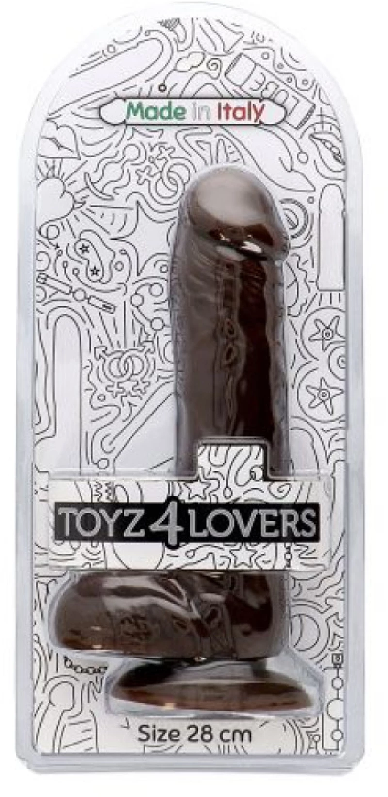 Lucio Brown Dildo 28 cm