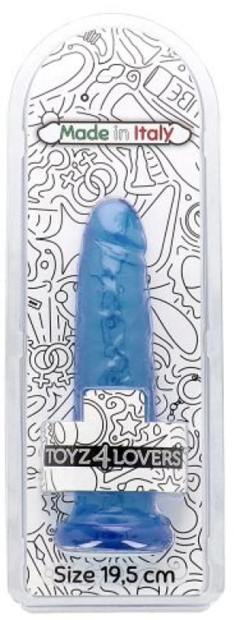 Marco transparent blue Dildo