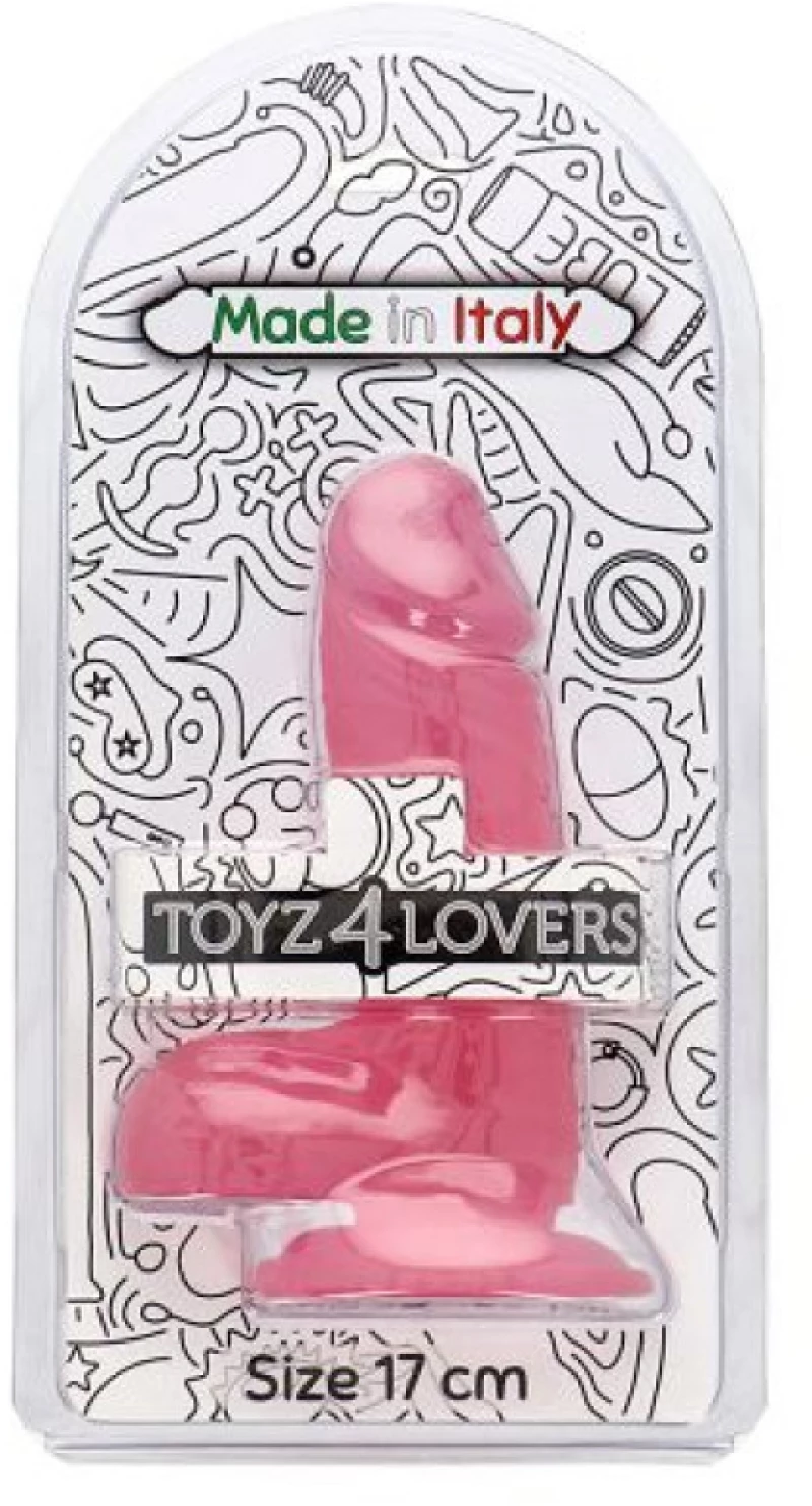 Transparent Pink Giacomo Dildo 17cm