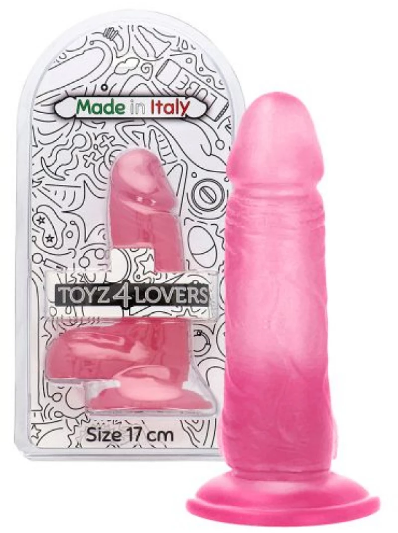Transparent Pink Giacomo Dildo 17cm