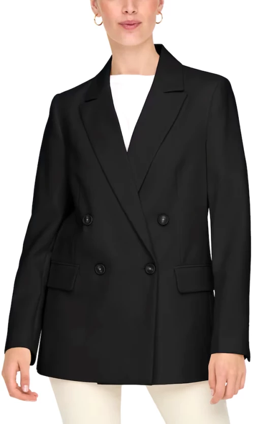 ONLY ONLCASEY LIFE DOUBLE BREASTED BLAZER WOMEN ONLY ΜΑΥΡΟ (15338768-BLACK)