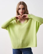 Πουλόβερ Γυναικείο V-Neck Camille Absolut Cashmere Yellow