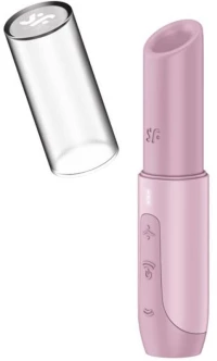 SATISFYER - SECRET KISS WAVE CLITORIS STIMULATOR PINK