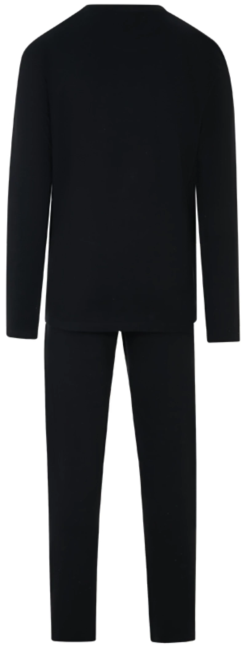 Ανδρική Πυτζάμα FILA - Χειμερινή - Μαύρη με print - Cotton - Regular Fit
