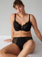 Γυναικείο σουτιέν Simone Pérèle  - Μαύρο - Full Cup D E F - Polyamide - Regular Fit
