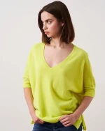 Πουλόβερ Γυναικείο V-Neck Kate Absolut Cashmere Neon Yellow