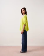 Πουλόβερ Γυναικείο V-Neck Kate Absolut Cashmere Neon Yellow