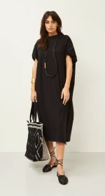 Φόρεμα Κοντομάνικο Souvenir Black