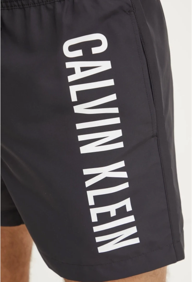 Ανδρικό Μαγιό Calvin Klein - Μαύρη Βερμούδα - Logo Calvin Klein