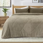 LINO ΚΟΥΒΕΡΤΟΠΑΠΛΩΜΑ STACY TAUPE 160X220