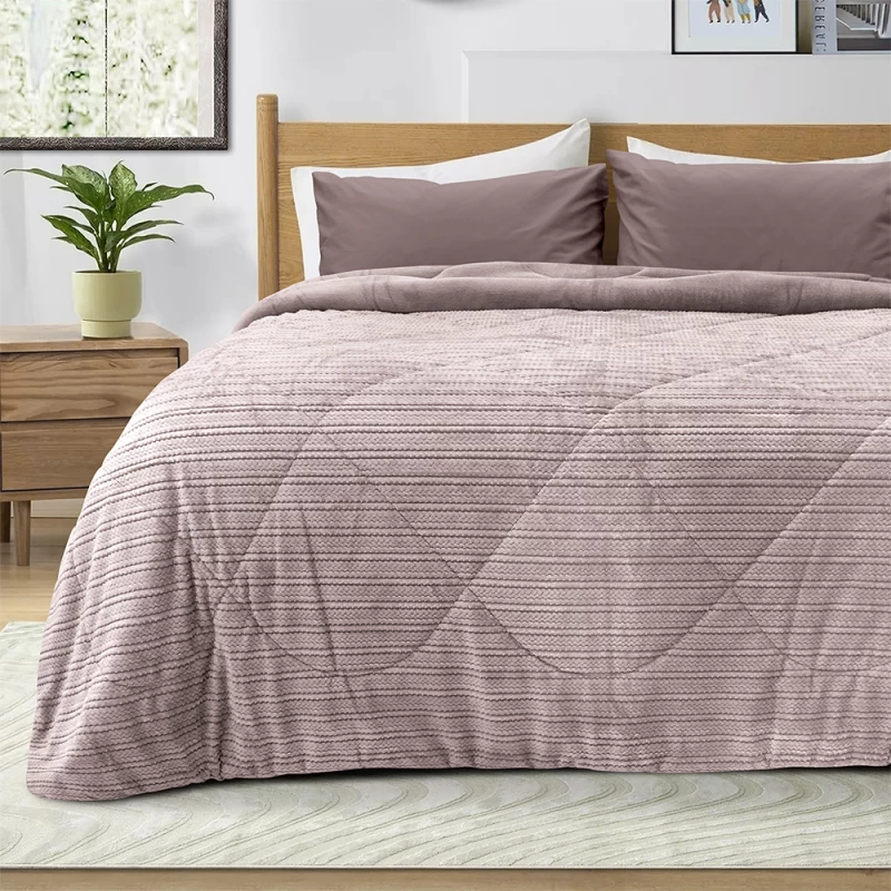 LINO ΚΟΥΒΕΡΤΟΠΑΠΛΩΜΑ STACY LILAC 220X240