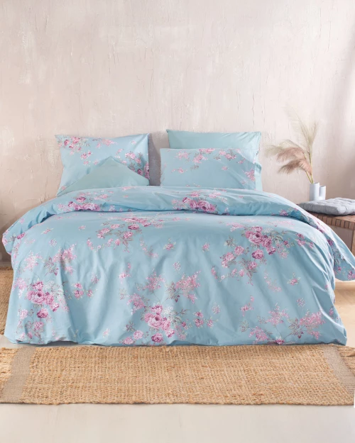 SPRINGTIME ΜΠΛΕ - ΣΕΤ ΠΑΠΛΩΜΑΤΟΘΗΚΗ NOVA ΥΠΕΡΔΙΠΛΟ (225Χ250)