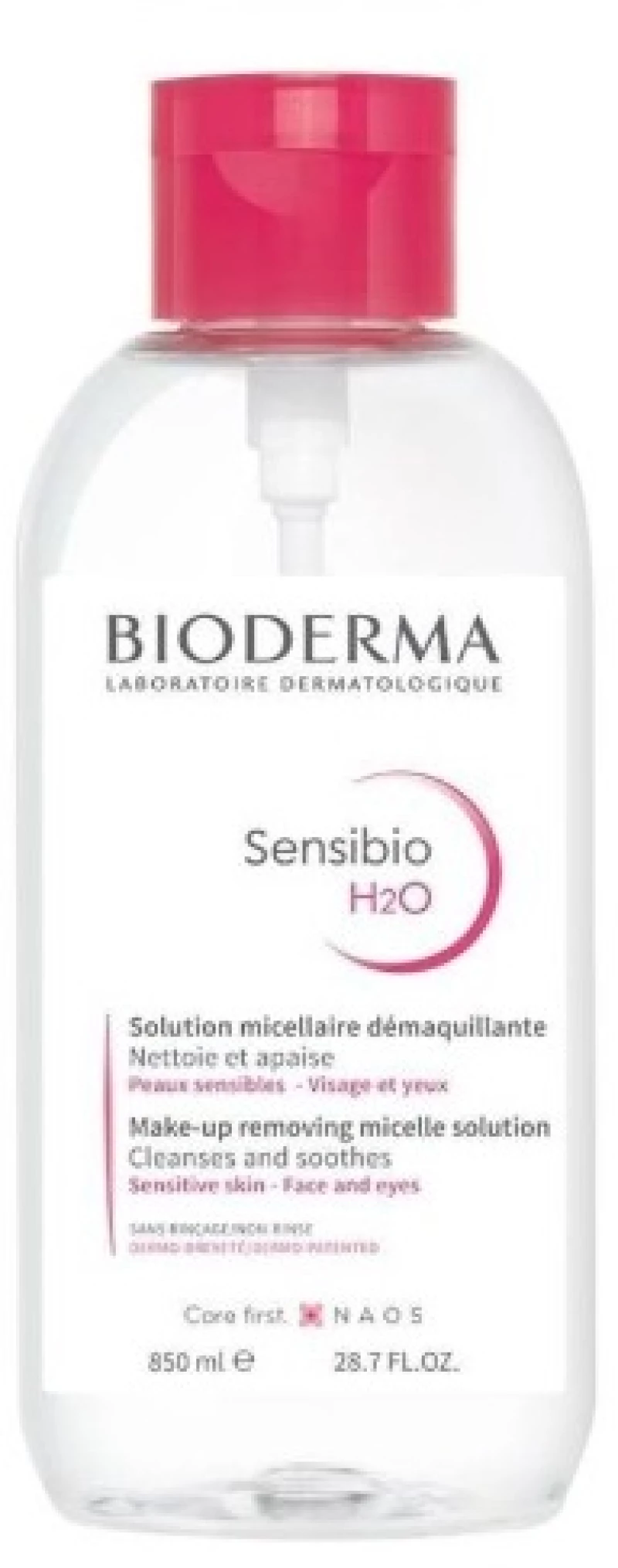 BIODERMA Sensibio H2O Micellaire, Διάλυμα Καθαρισμού & Ντεμακιγιάζ Προσώπου - 850ml