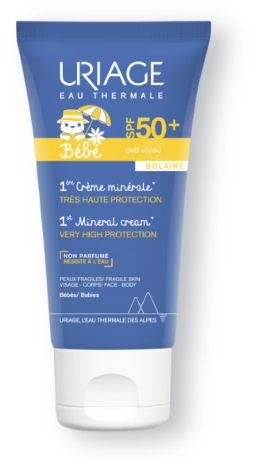 URIAGE Baby 1st Mineral Cream SPF50+, Βρεφική Αντηλιακή Κρέμα - 50ml