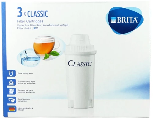 BRITA Filter Cartridges Classic, Ανταλλακτικά Φίλτρα - 3τεμ