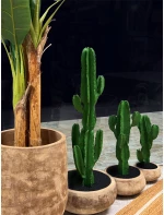CANDELABRA CACTUS ΦΥΤΟ ΤΕΧΝΗΤΟ ΣΕ ΓΛΑΣΤΡΑ 120 PU ΠΡΑΣΙΝΟINTHEBOX