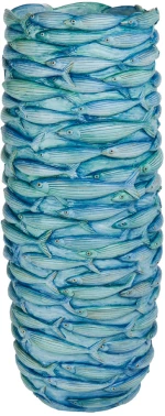 OCEAN ΒΑΖΟ 29x28x73 POLYRESIN ΜΠΛΕINTHEBOX