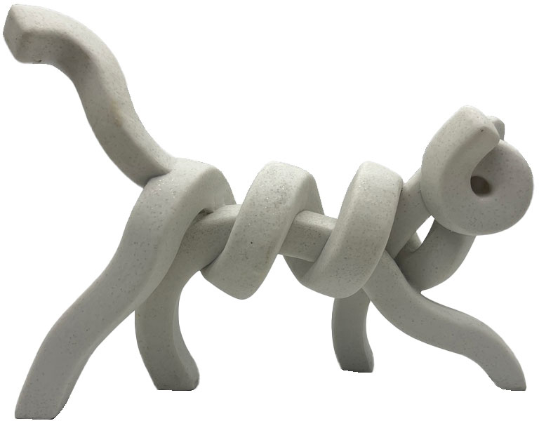 BELMA ΔΙΑΚΟΣΜΗΤΙΚΟ ΓΑΤΑ 30x8x22 POLYRESIN ΛΕΥΚΟINTHEBOX