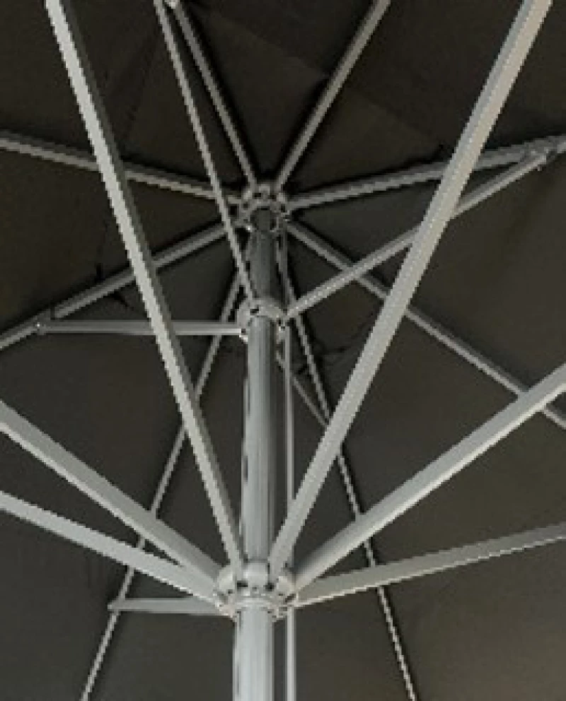 Great 4x4m, Aluminum Umbrella - Αλουμίνιο - 400x400x396 cm