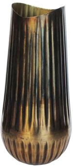 Βάζο μεταλλικό  Bronze/gold Φ15Η30cm