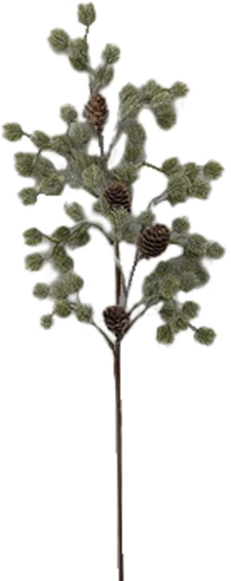 CHRISTMASH BRANCH ΧΡΙΣΤΟΥΓΕΝΝΙΑΤΙΚΟ ΚΛΑΔΙ 56 PVC ΠΡΑΣΙΝΟ ΚΟΥΚΟΥΝΑΡΙ INTHEBOX