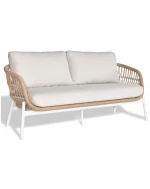 Bari-White Lounge Set - Αλουμίνιο
