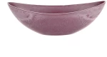 Πιατέλα μελαμίνη οβάλ  μωβ 34x11H11cm