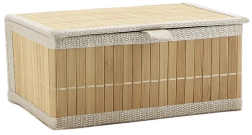 Καλάθι bamboo φυσικό χρώμα  30X24X15cm