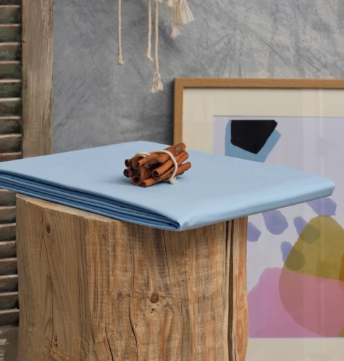 Σεντόνια Μονόχρωμα Melody - Blue, Flat 170x270