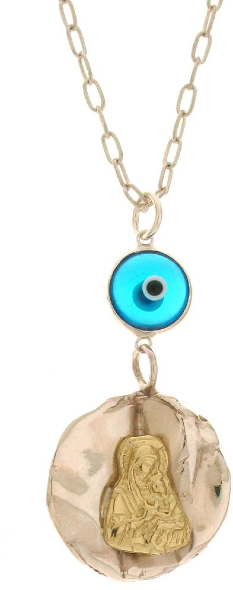 Γούρι Q-Jewellery από ασήμι 925 σε δίχρωμο 433879