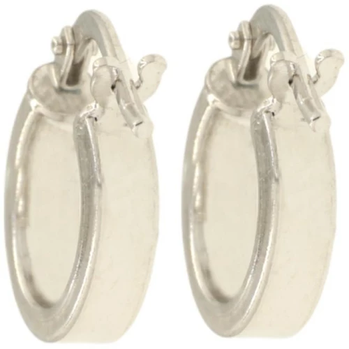 Γυναικεία - Παιδικά Σκουλαρίκια Κρίκοι babyQ από ασήμι 925 σε λευκό χρώμα 444313