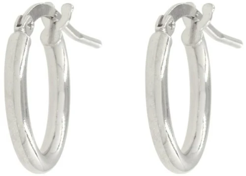 Γυναικεία Σκουλαρίκια Κρίκοι missQ από ασήμι 925 σε λευκό χρώμα 444781