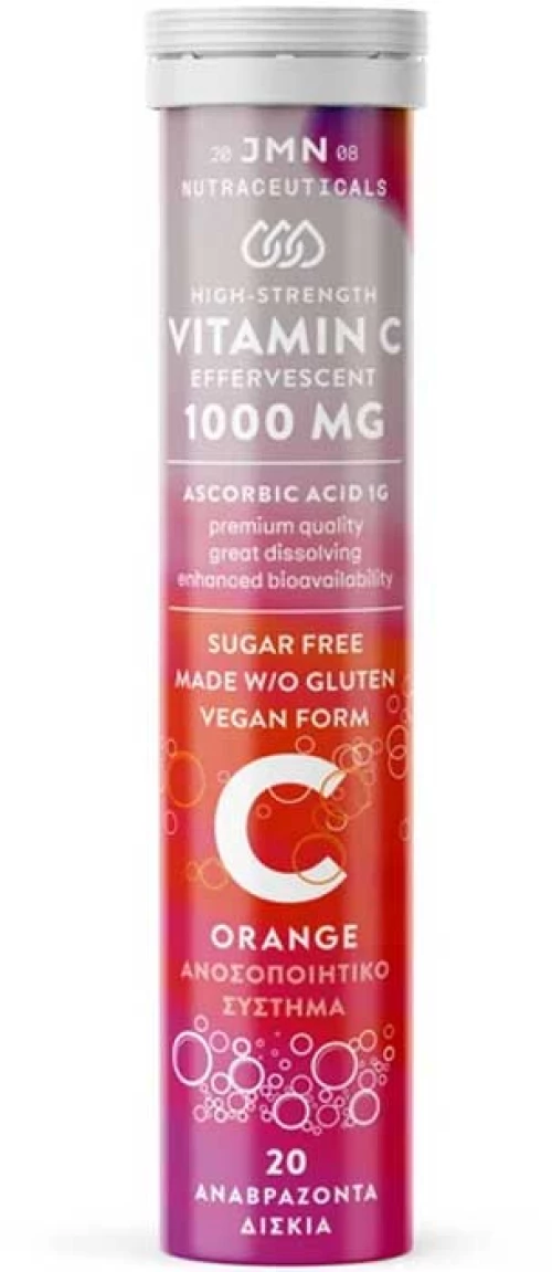 Vitamin C 1000mg Orange 20 Effer. tabs - JMN Nutraceuticals