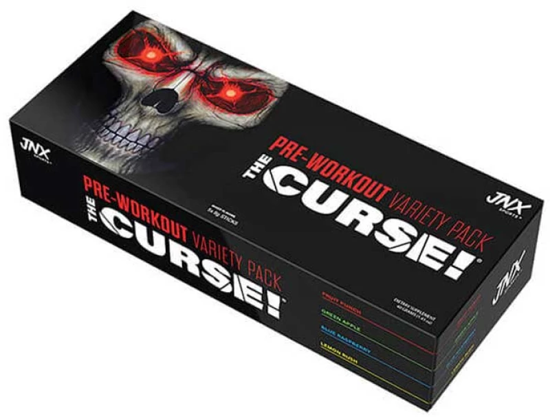 The Curse Pre Workout Variety 5X5g Sticks - JNX Sports