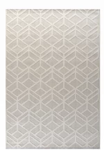 Tzikas Carpets 69606-ΛΕΥΚΟ- ΚΡΕΜ Χαλί MIRA 140x200