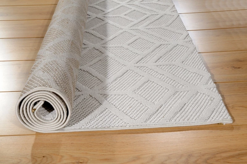 Tzikas Carpets 69606-ΛΕΥΚΟ- ΚΡΕΜ Χαλί MIRA 140x200