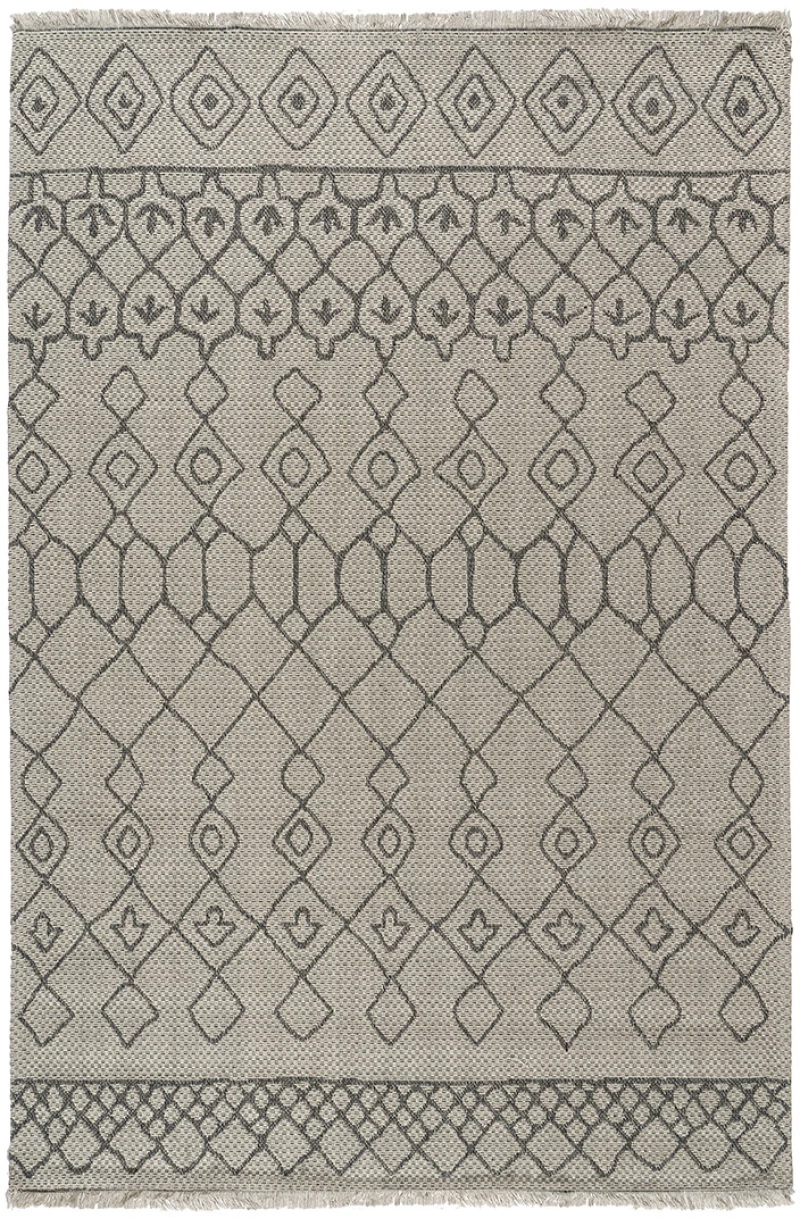 Beauty Home Χαλί βαμβακερό Cocotton 9231 125x180 Γκρι